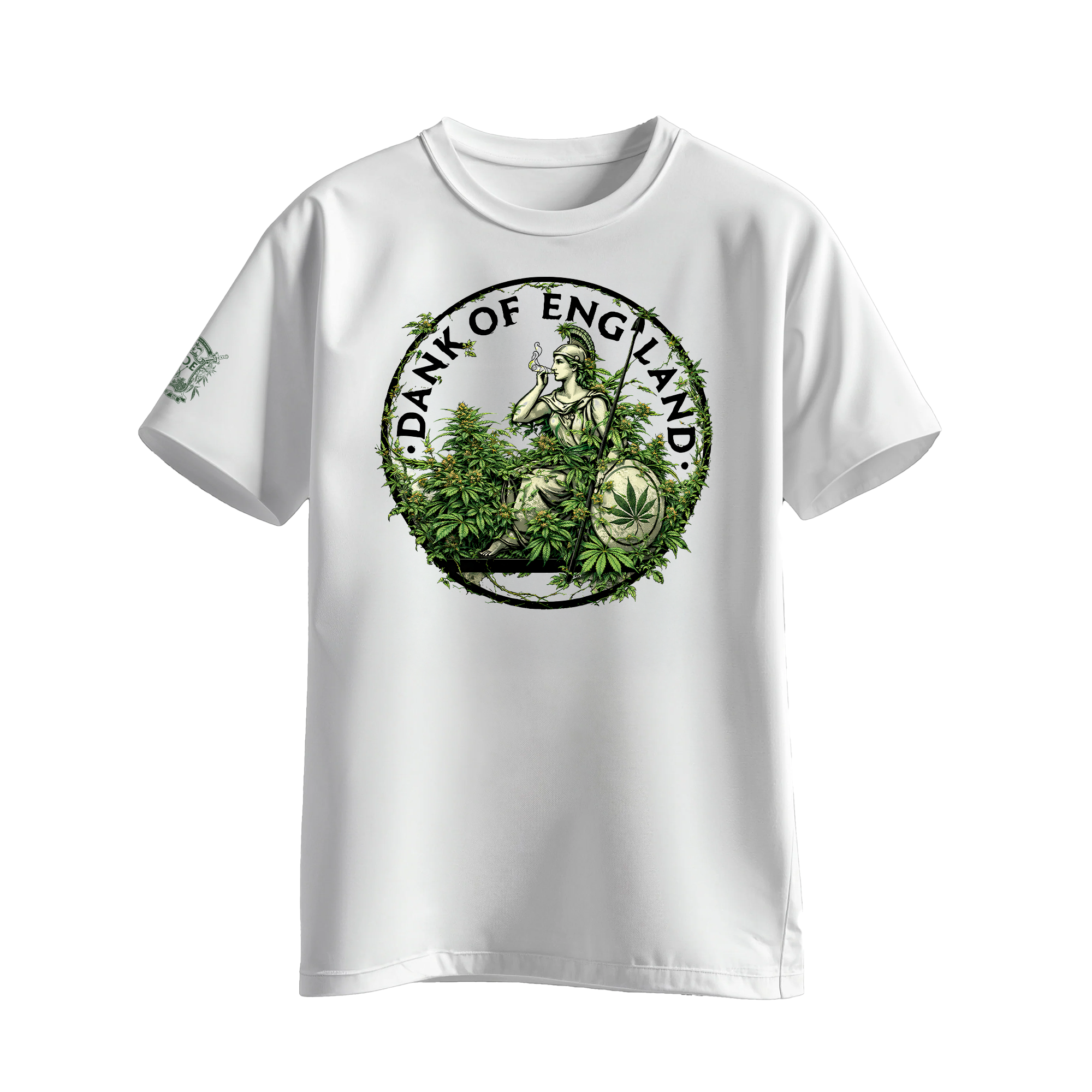 DOE Botanical Classic logo - T-SHIRT - White