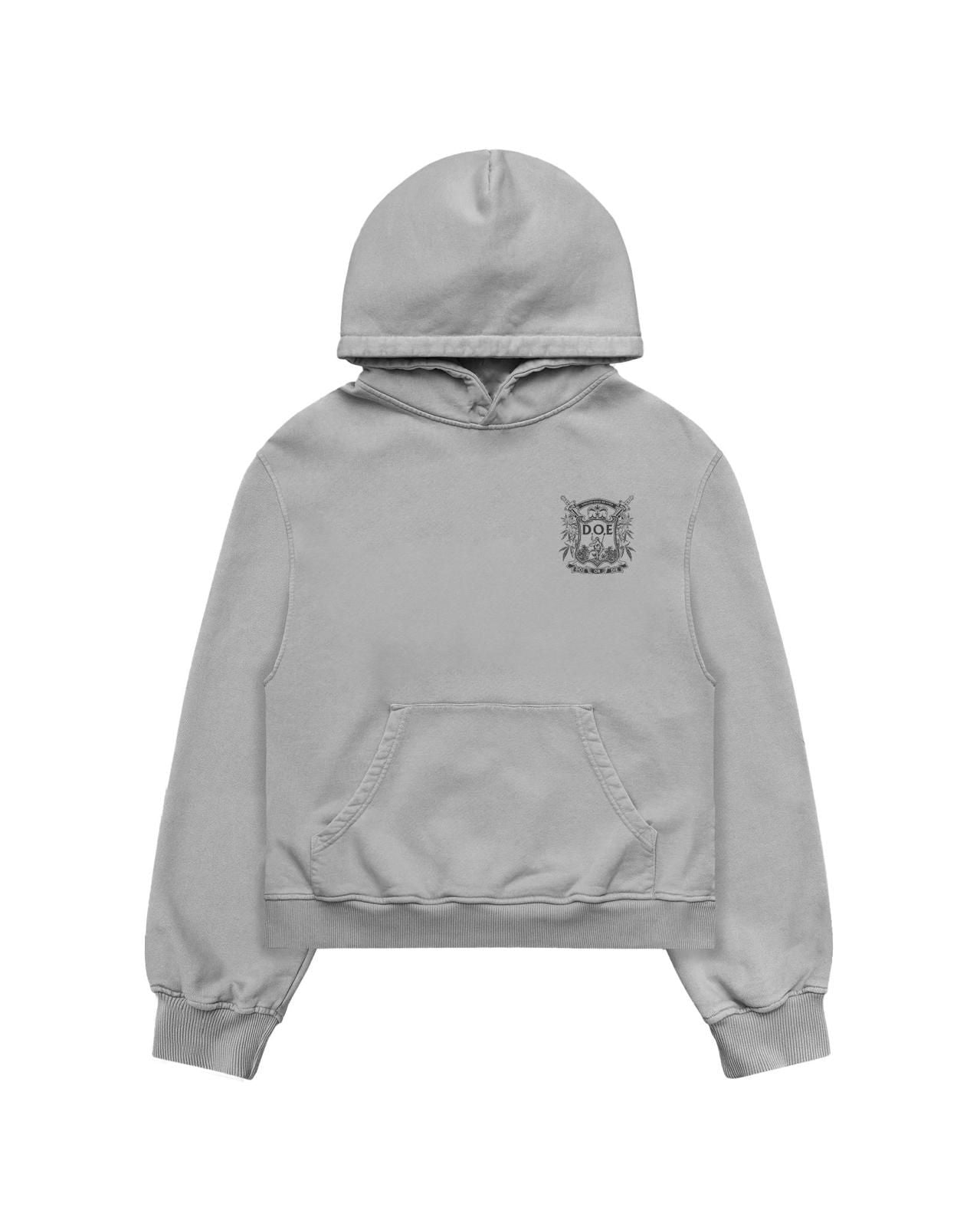 DOE or DIE Coat Of Arms - Vintage Heavyweight Hoody