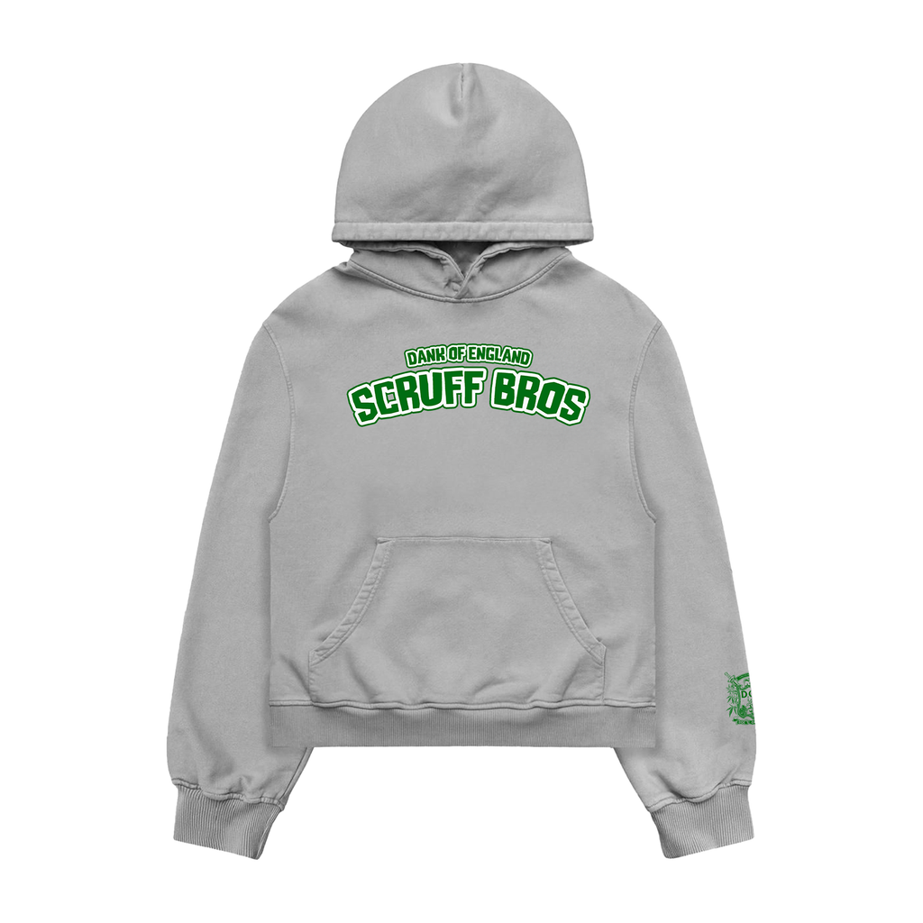 DOE X SCRUFF BROS HOODY GREY