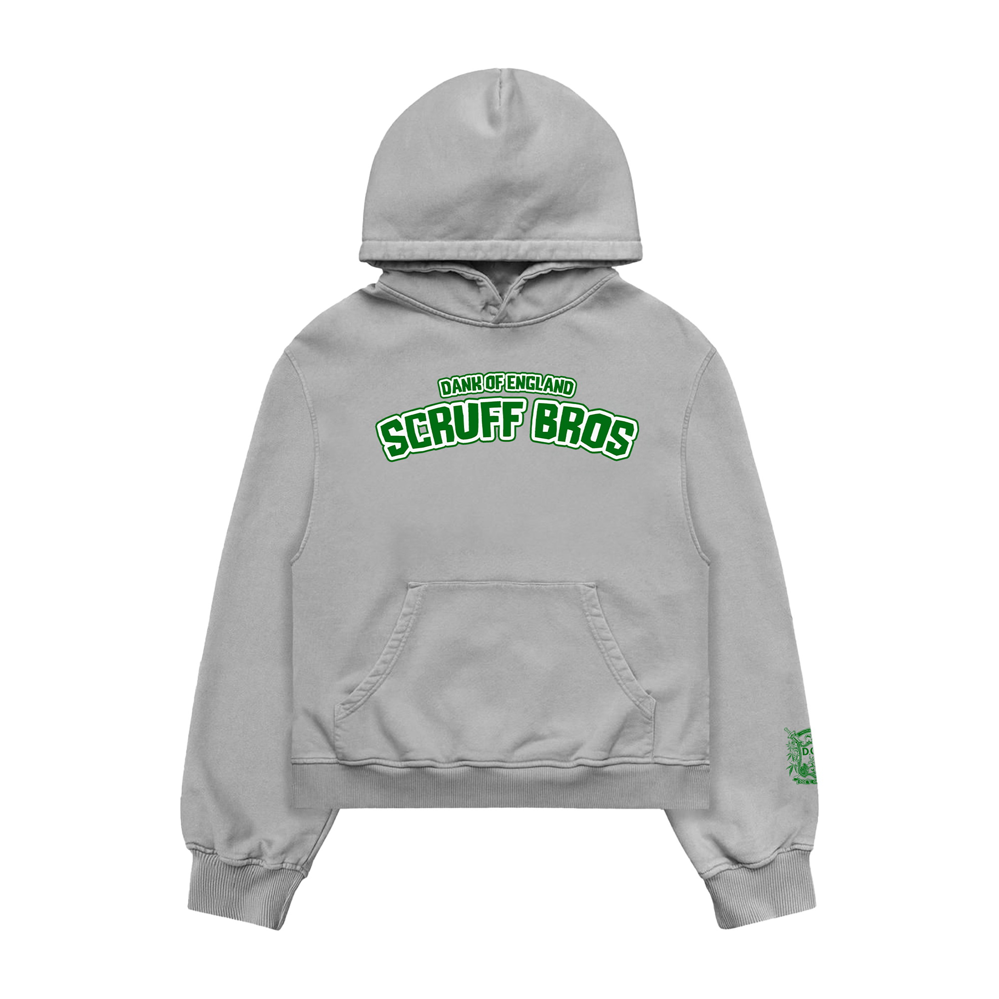 DOE X SCRUFF BROS HOODY GREY