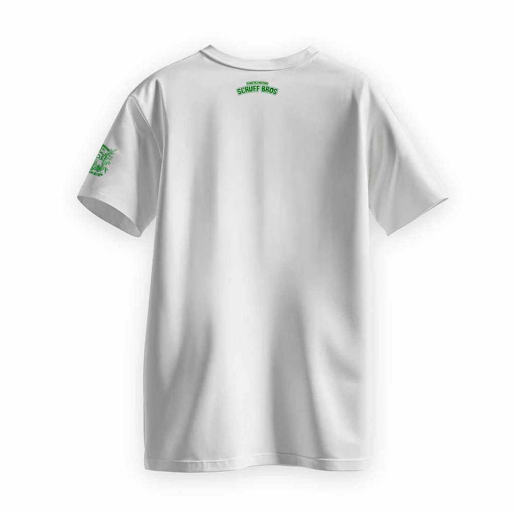 DOE X SCRUFF BROS T-Shirt WHITE