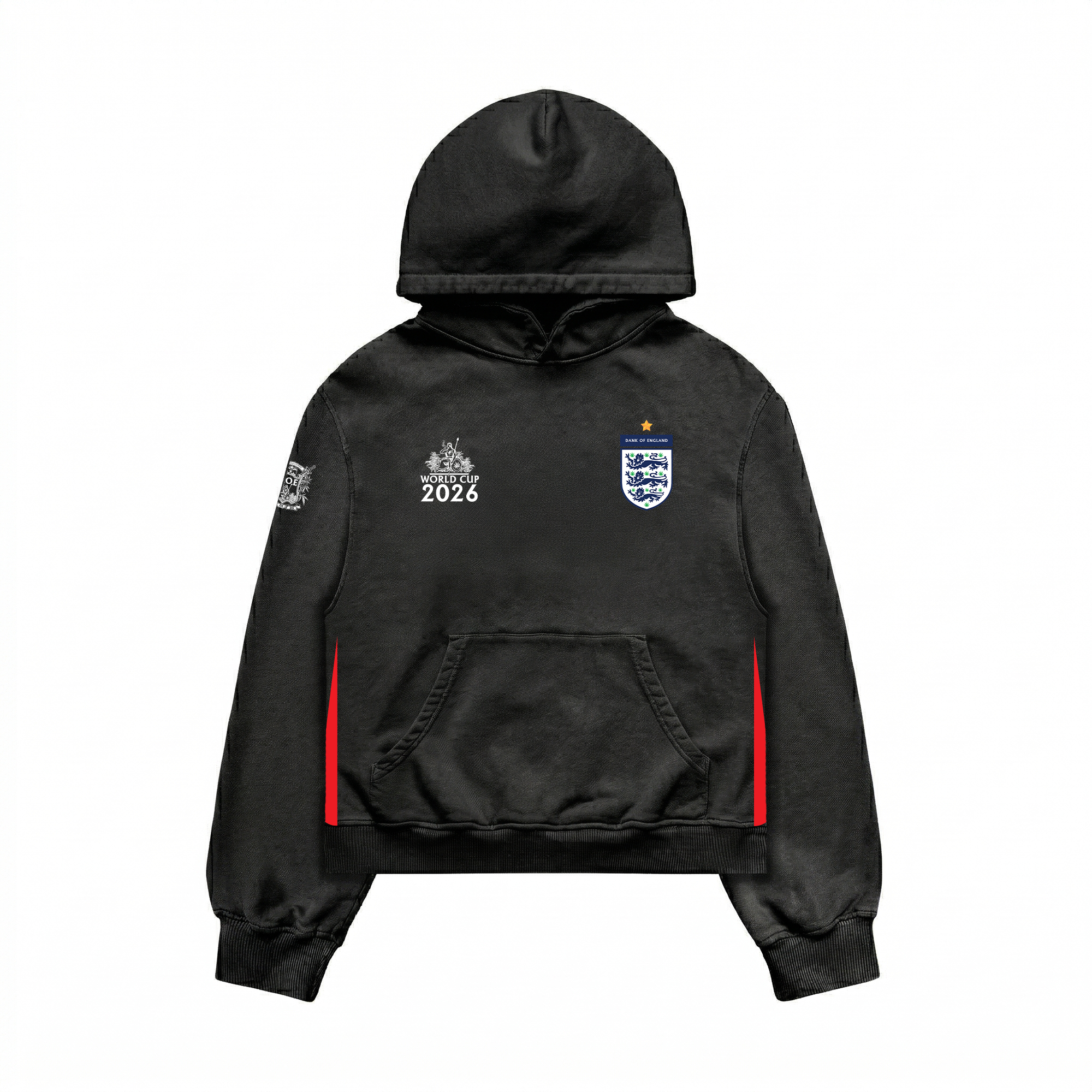 Doe World Cup 2026 - 3 Lions Edition - black - hoody