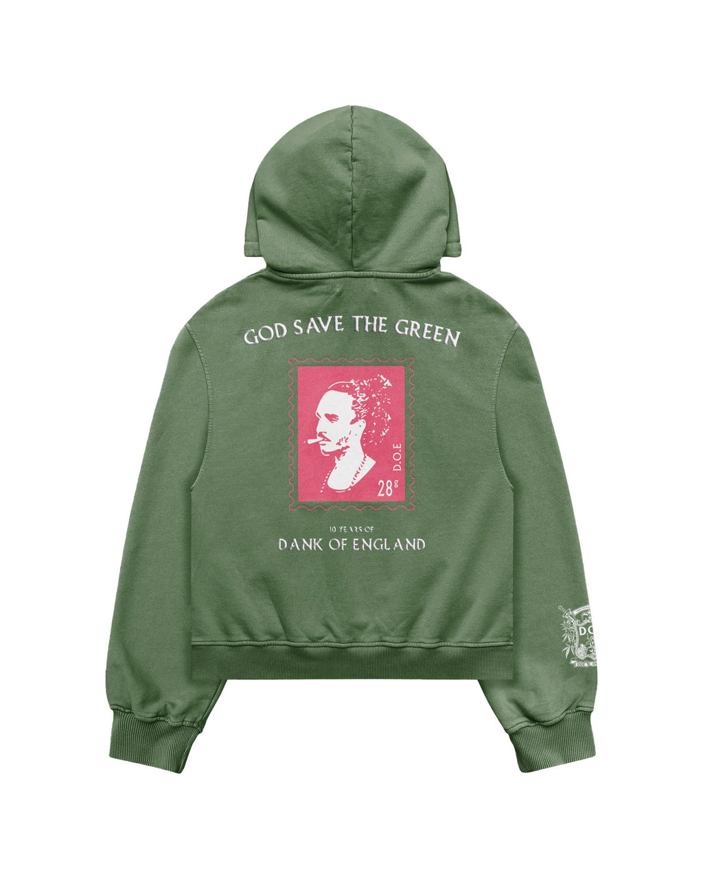 God Save The Green X BTR Stamp - Vintage Heavyweight Hoody