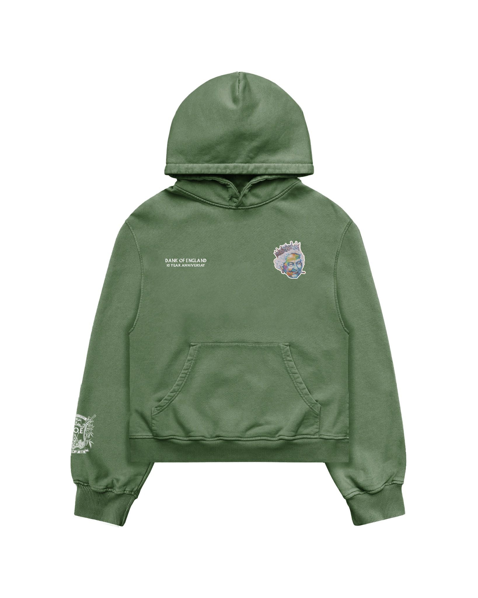 God Save The Green X BTR Stamp - Vintage Heavyweight Hoody
