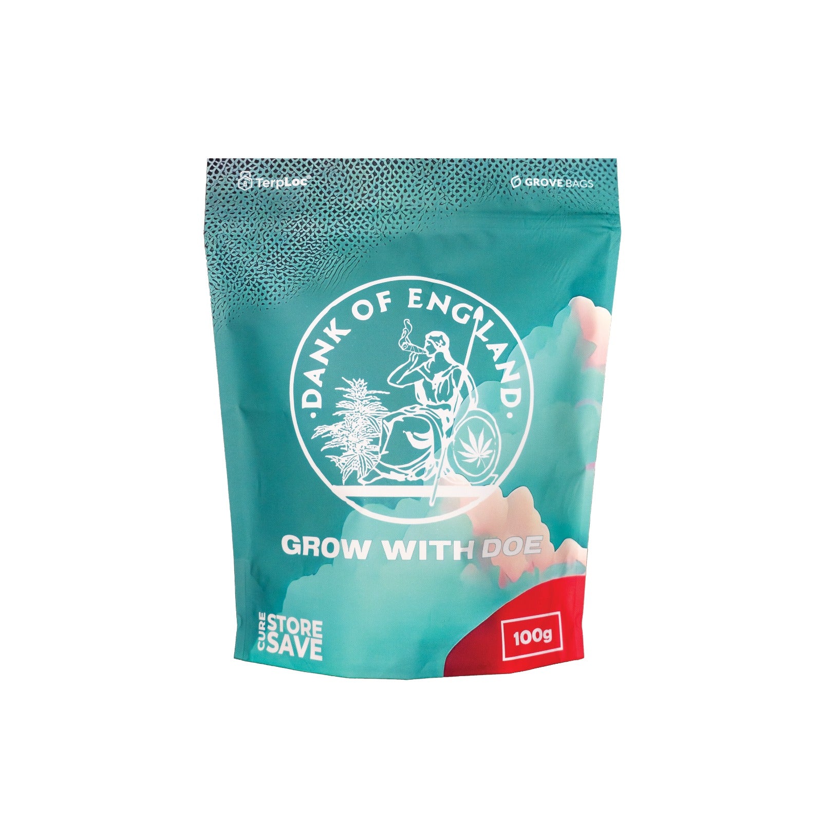 Grow With Doe 100g Curing Bag