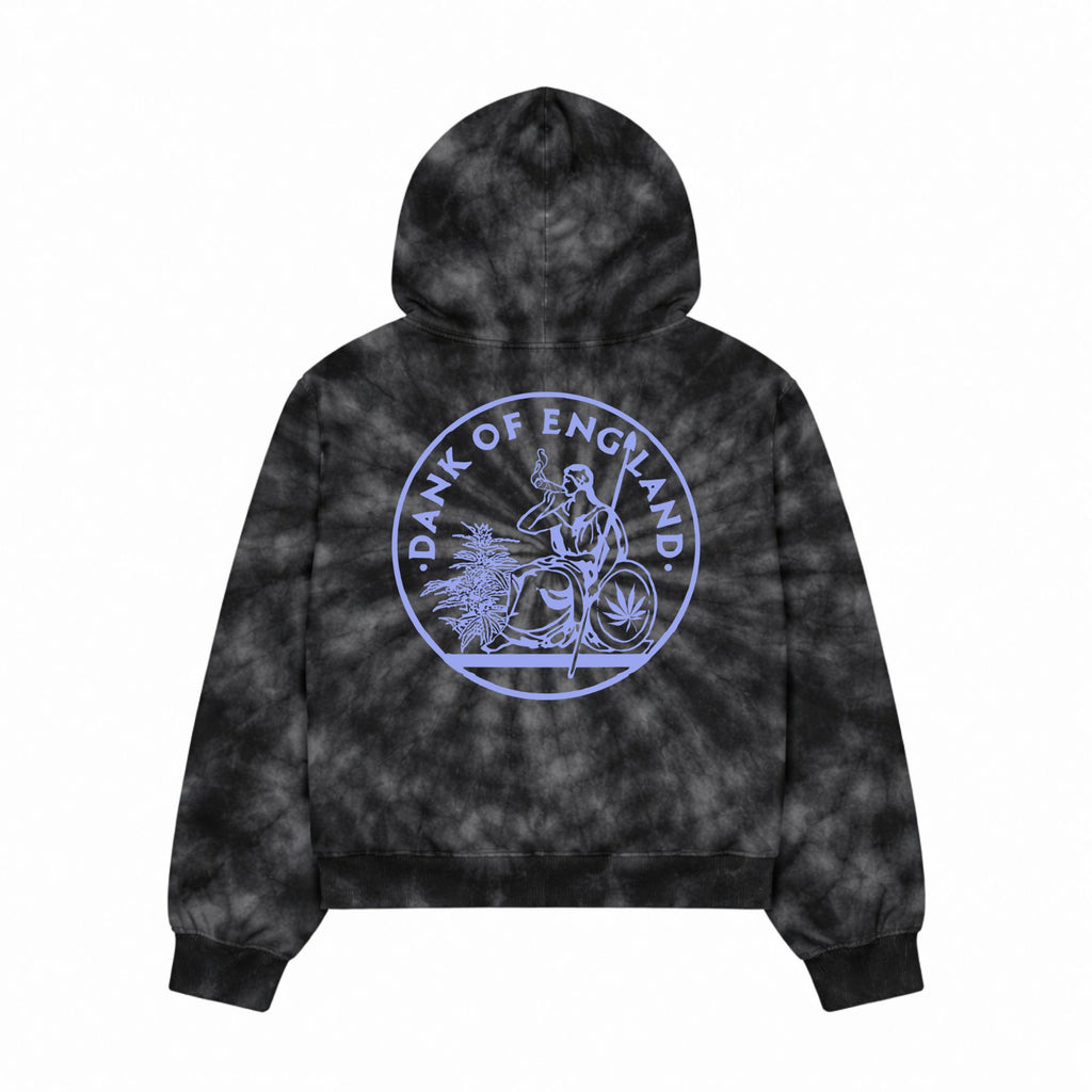 DOE Black / Purple Spider Tie-Dye - Hoody