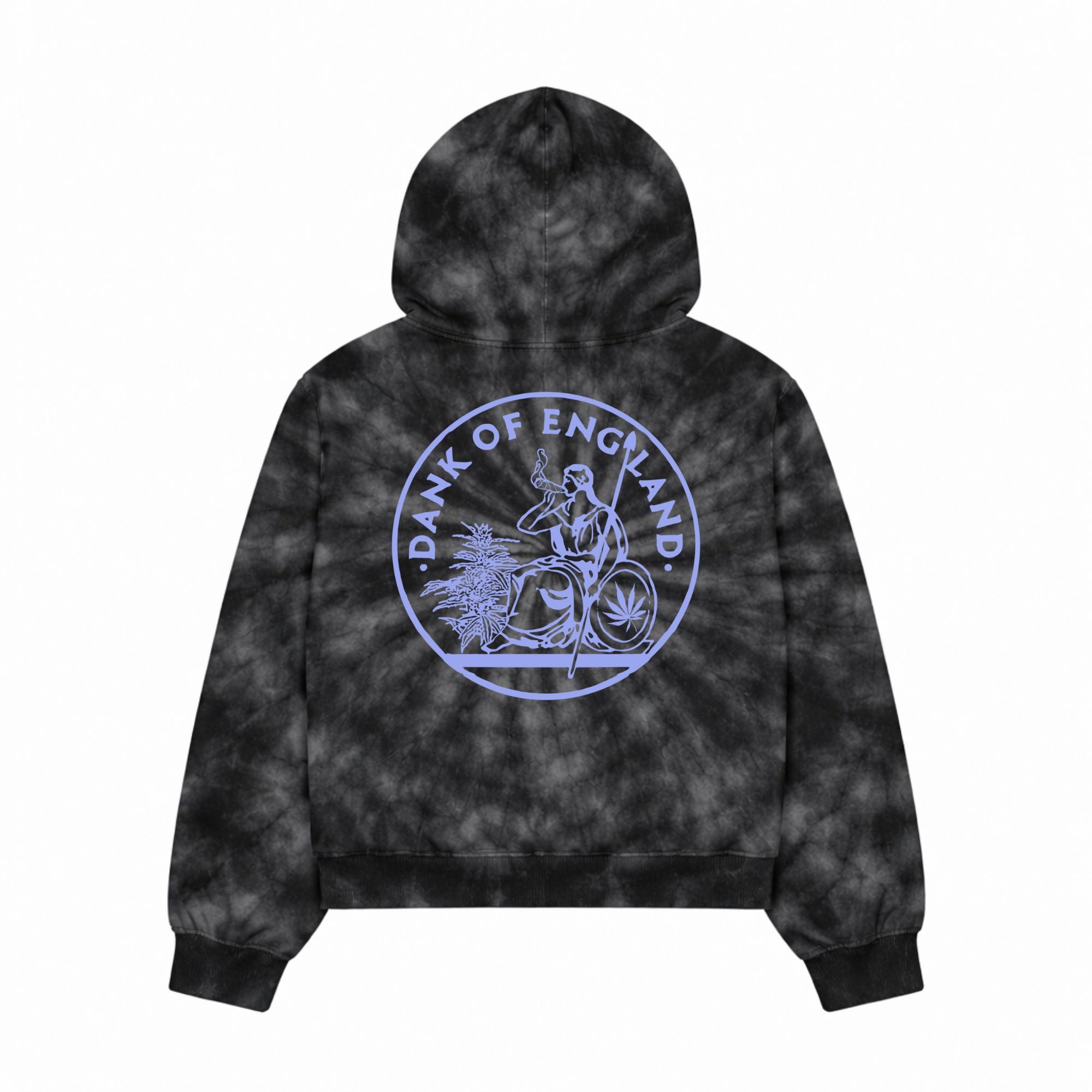 DOE Black / Purple Spider Tie-Dye - Hoody
