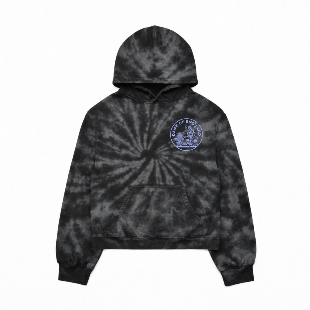 DOE Black / Purple Spider Tie-Dye - Hoody