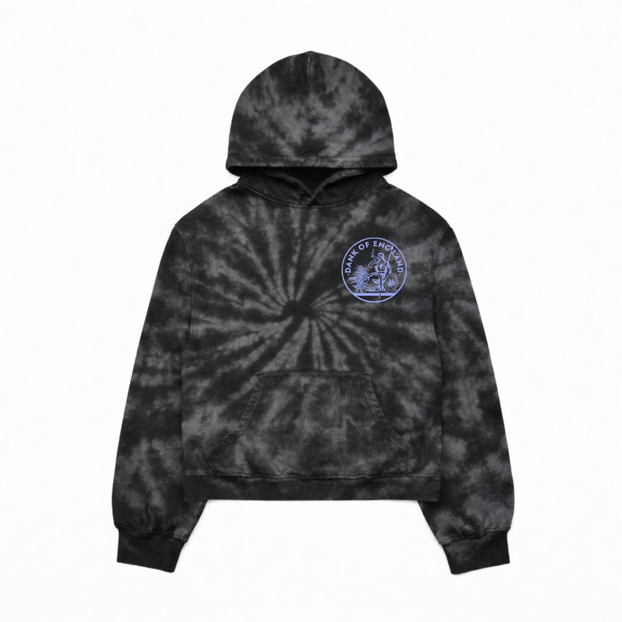 DOE Black / Purple Spider Tie-Dye - Hoody