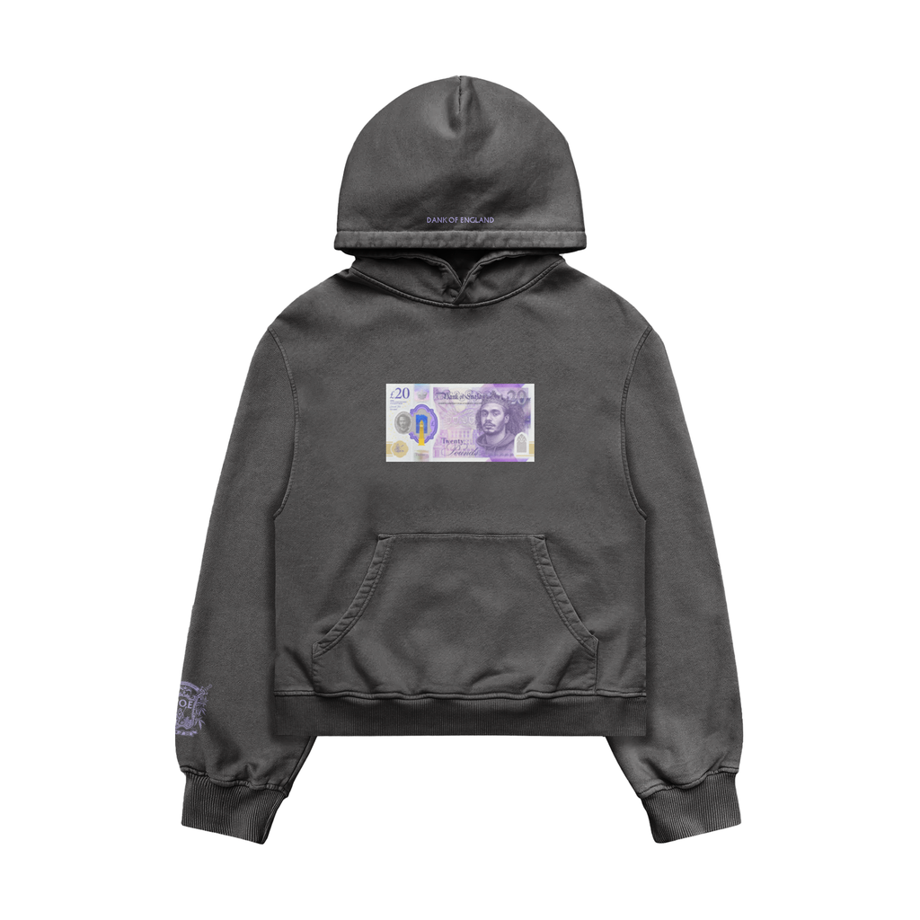 DOE BTR 20 Note - Hoody - Dark Charcoal