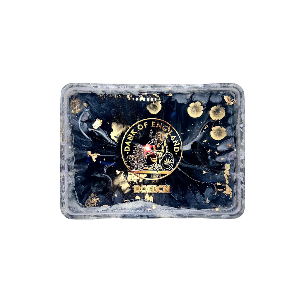 RARE DOE Hand made Multi Colour, Resin, Rolling Tray