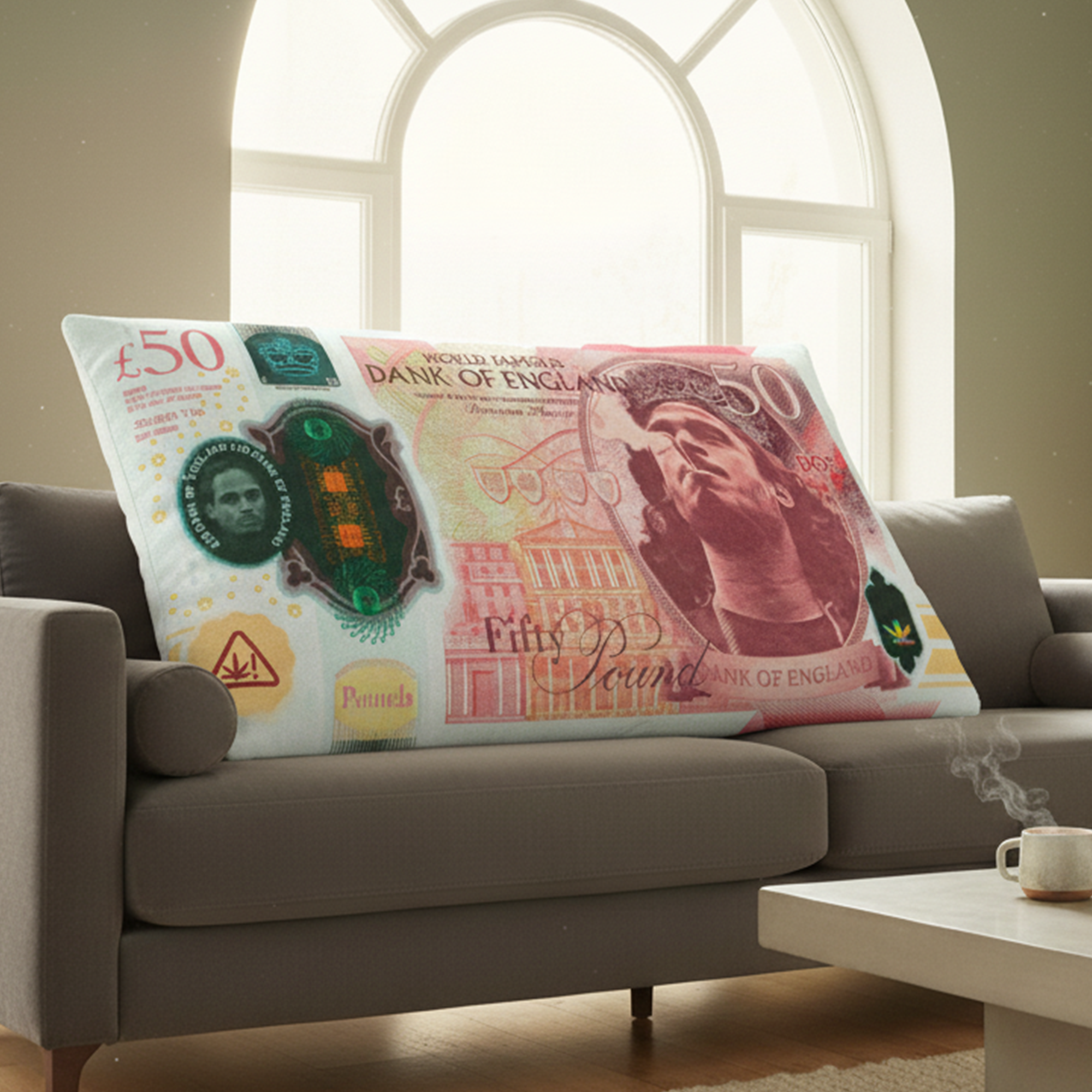 BTR £50 Note Pillow (60")