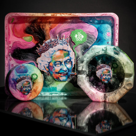 Queen Resin 4 Piece Rolling set ( hand made )