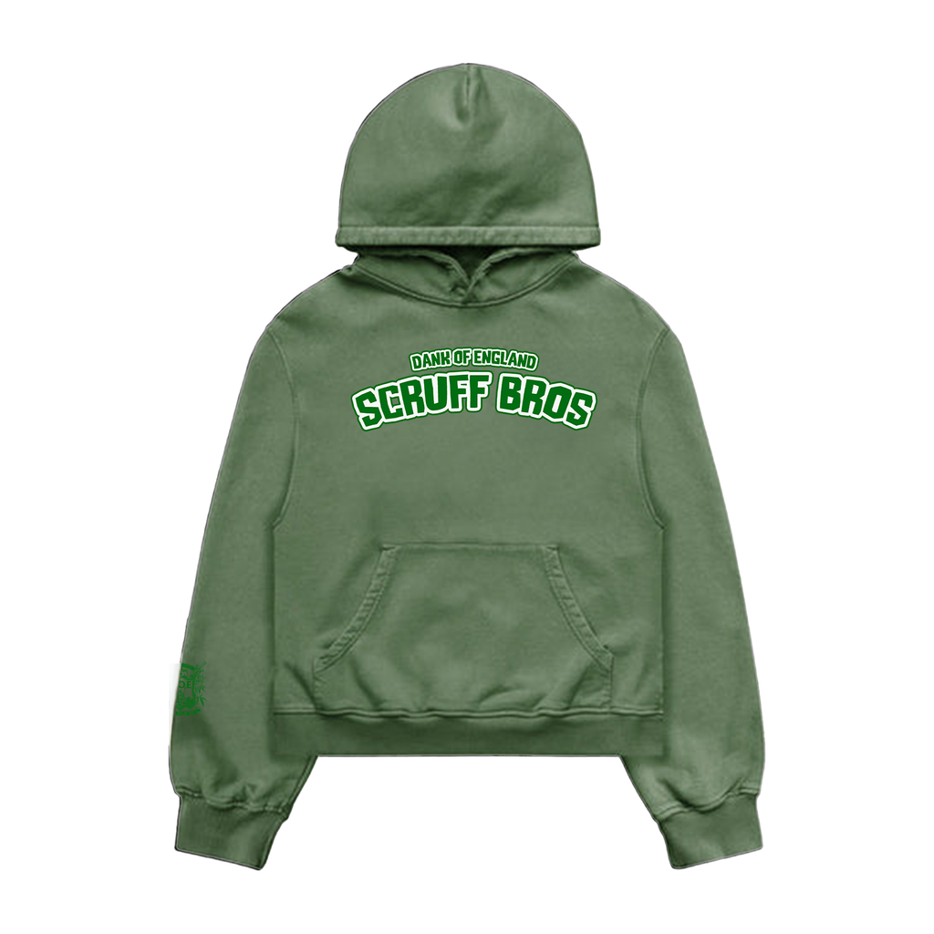 DOE X SCRUFF BROS HOODY Green