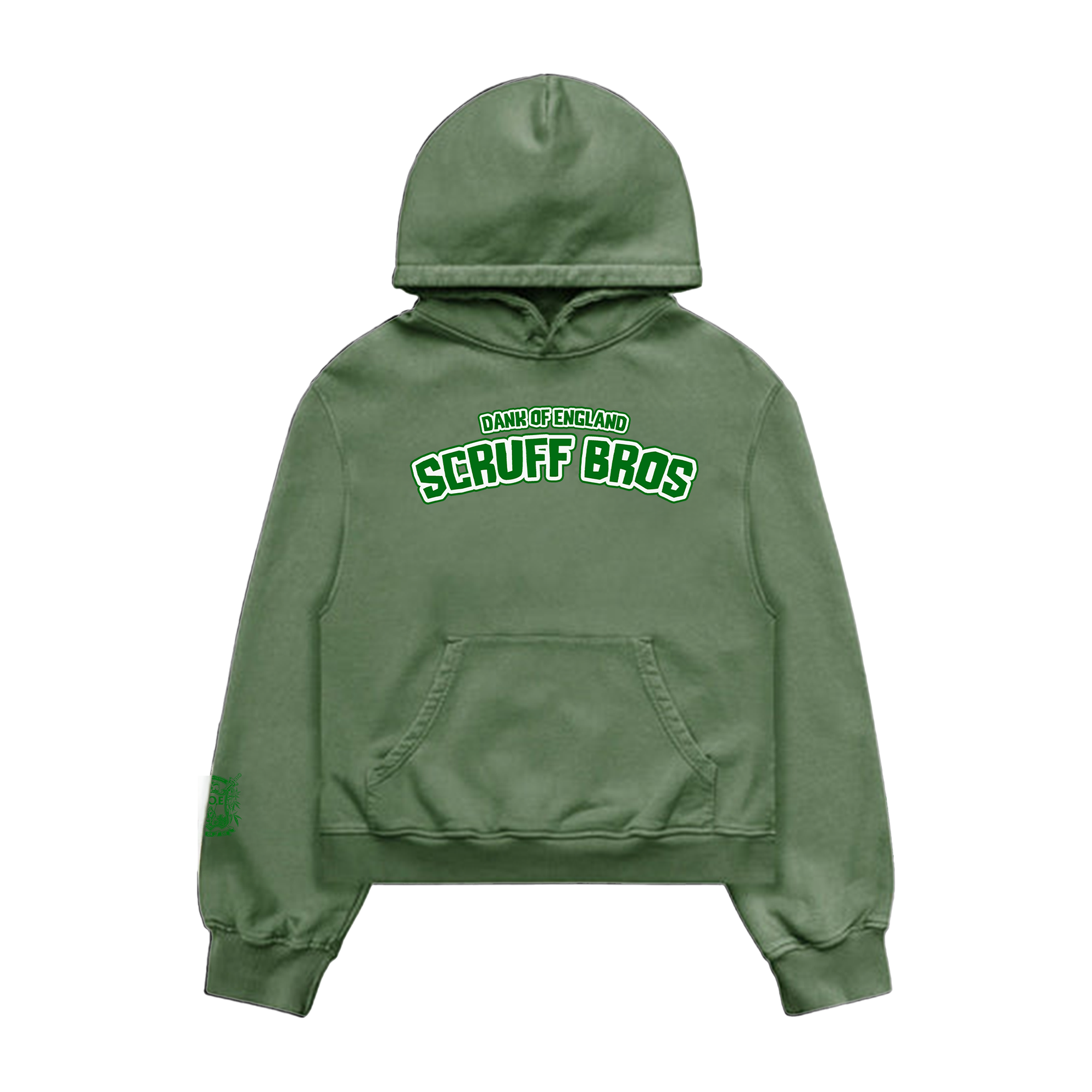 DOE X SCRUFF BROS HOODY Green